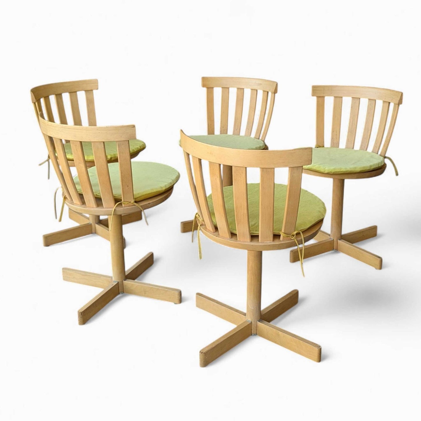 5 Vintage Scandinavian Swivel Chairs by Edsbyverken