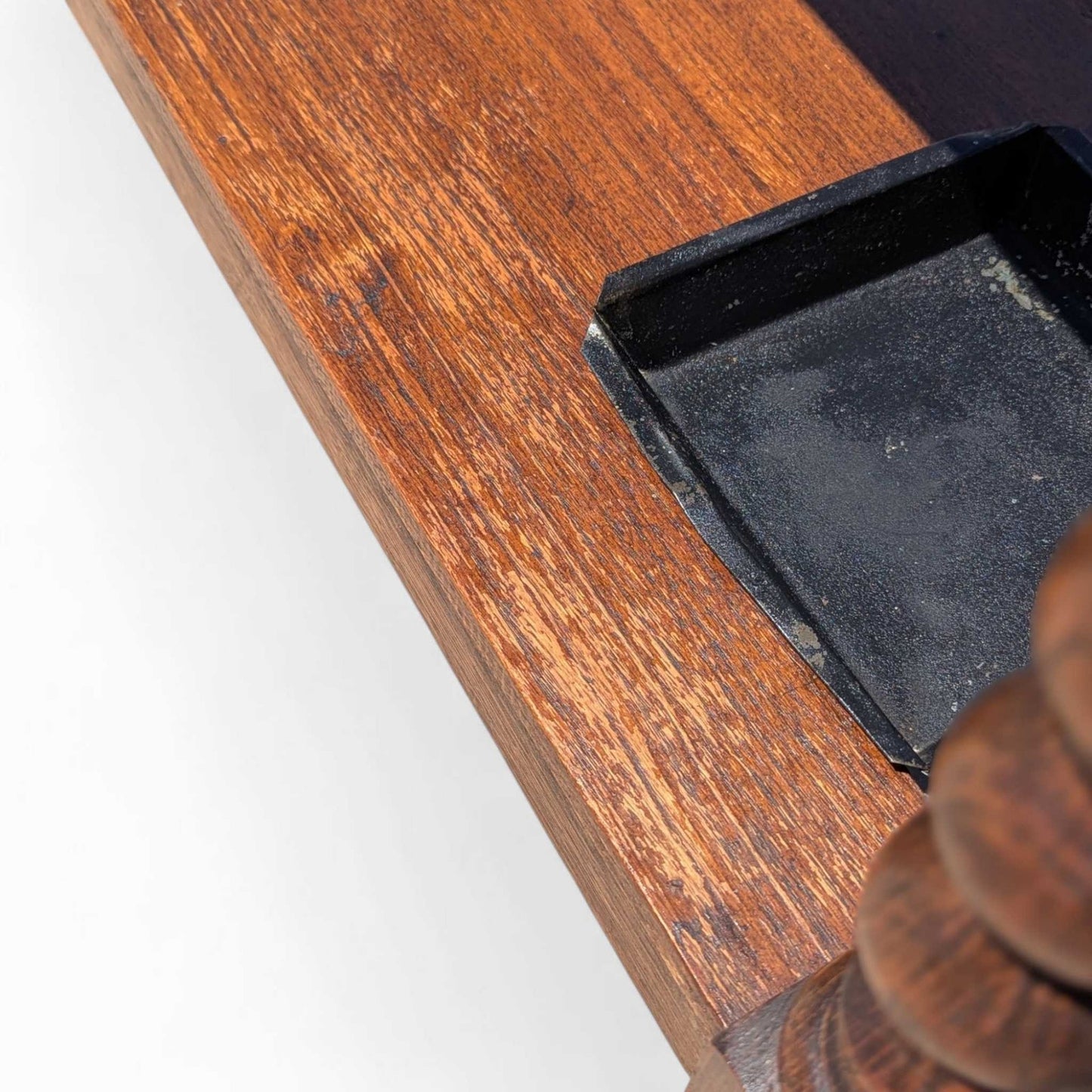 Antique Oak Hall Tree with Mirror, c. 1900s