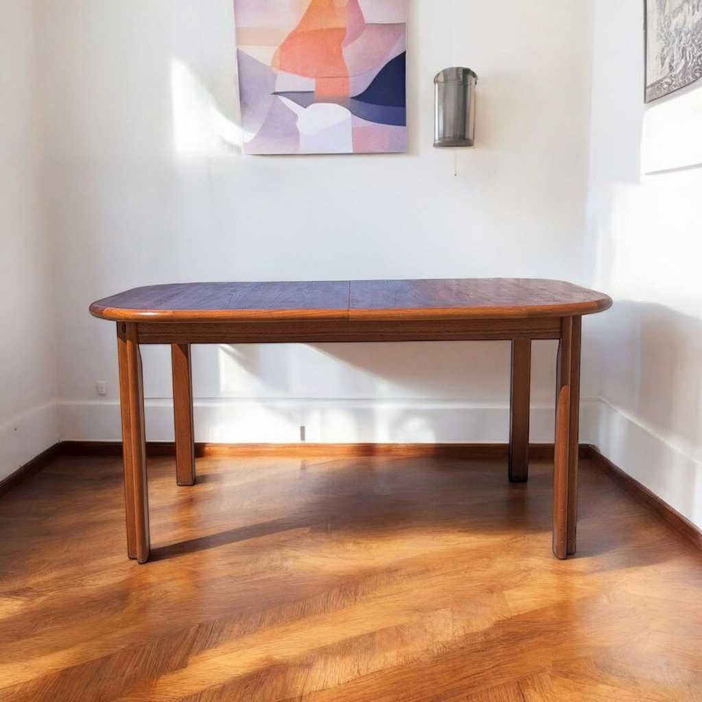 Danish Teak Dining Table – Mid-Century Modern
