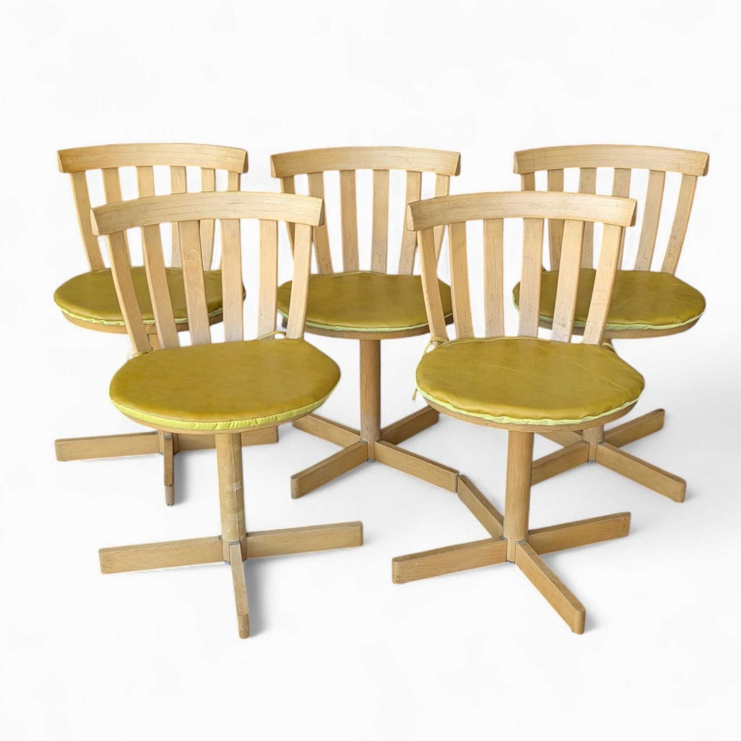 5 Vintage Scandinavian Swivel Chairs by Edsbyverken