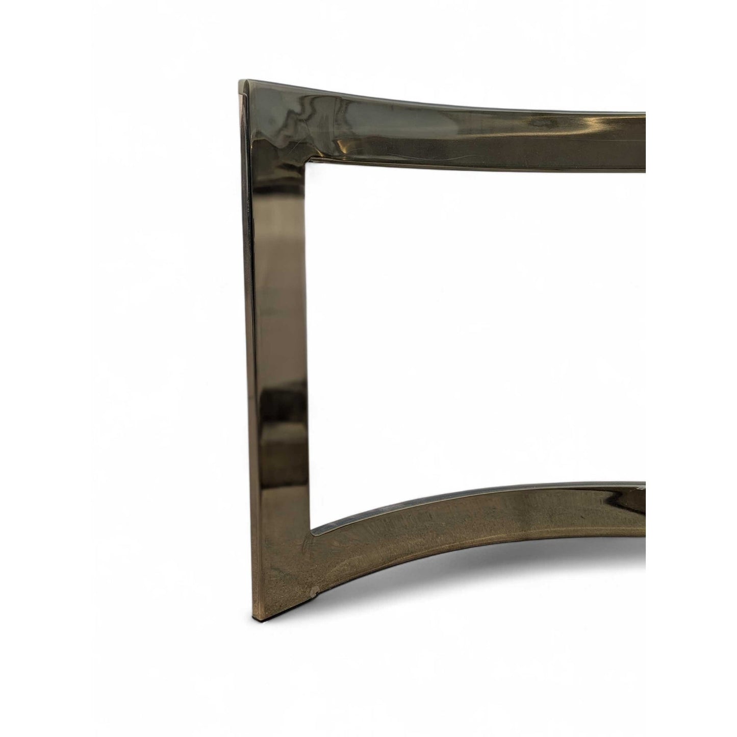 Brass + Glass Coffee Table, c. 1970s