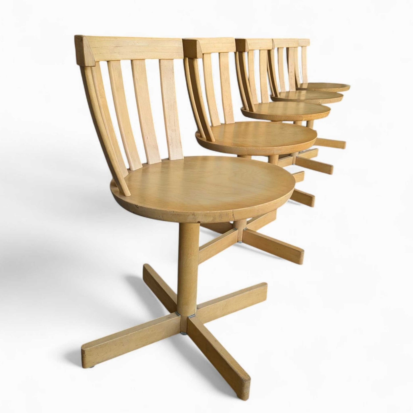 5 Vintage Scandinavian Swivel Chairs by Edsbyverken