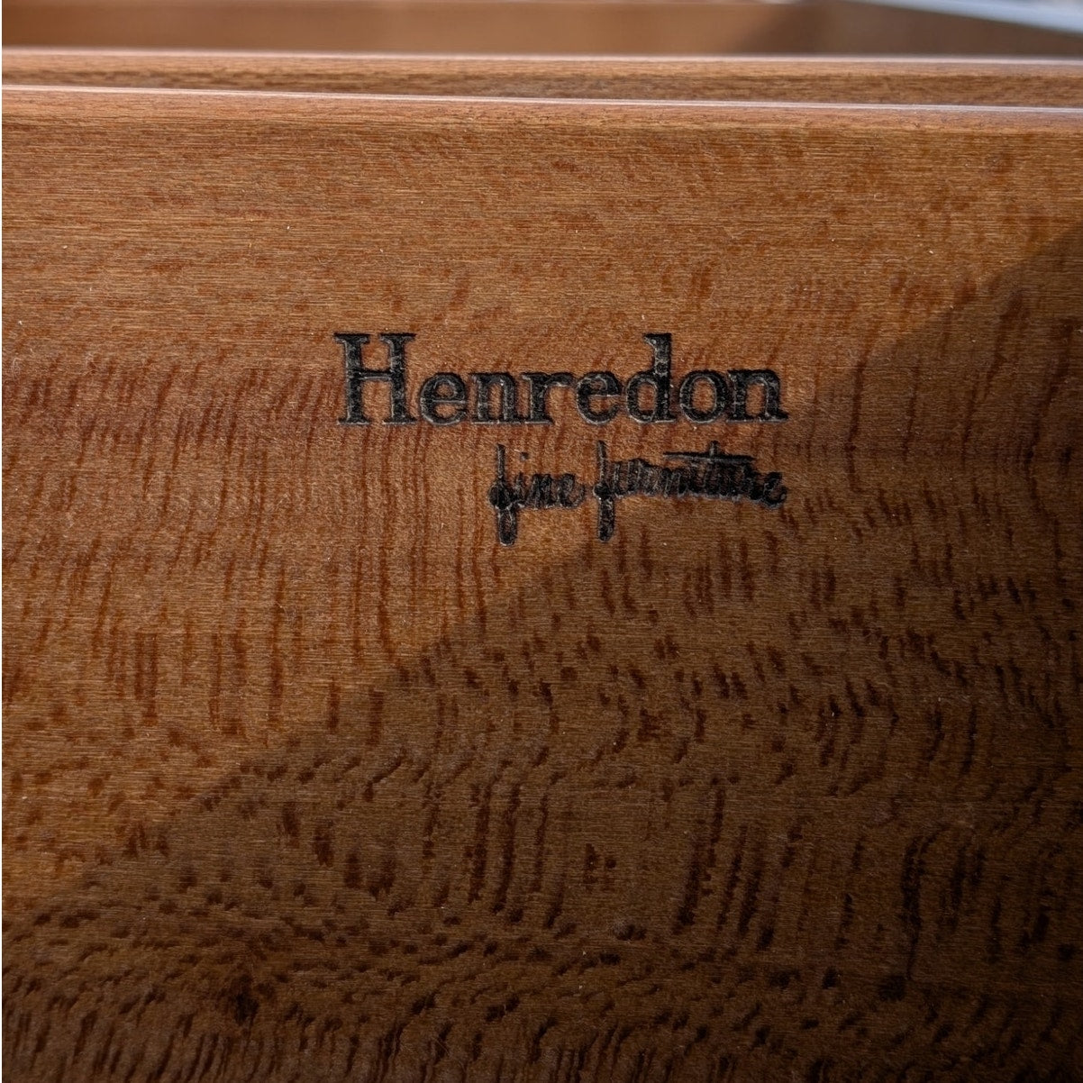 Henredon 1970s Credenza – Traditional Walnut Sideboard with Brass Pulls & Adjustable Shelving, 66” Vintage Cabinet
