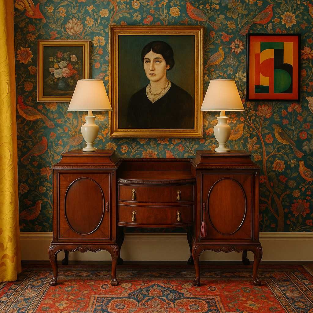 Antique Chippendale Sideboard Buffet