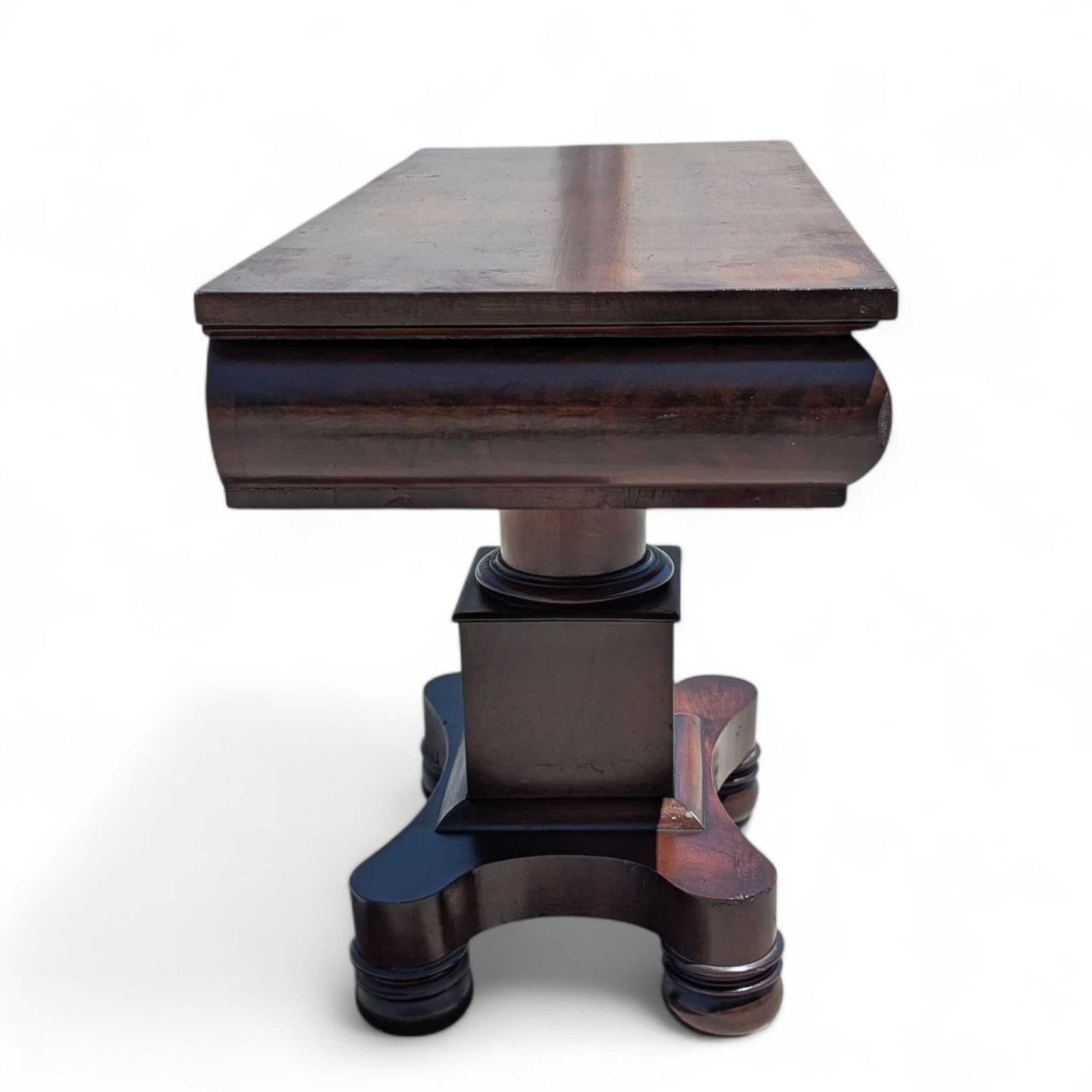 Antique Empire Mahogany Pedestal Table – c. 1800s