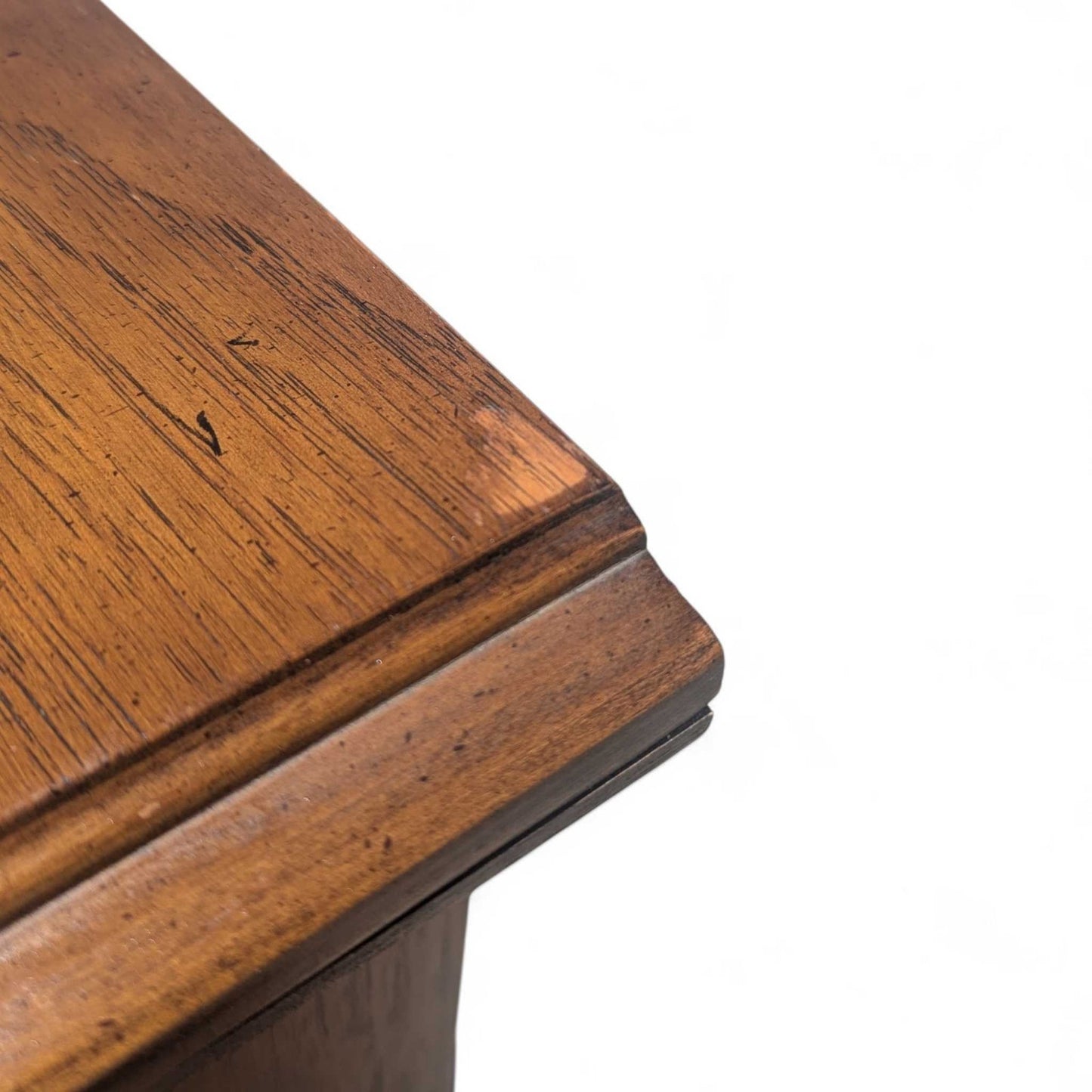 Vintage Carved Wood Nightstands