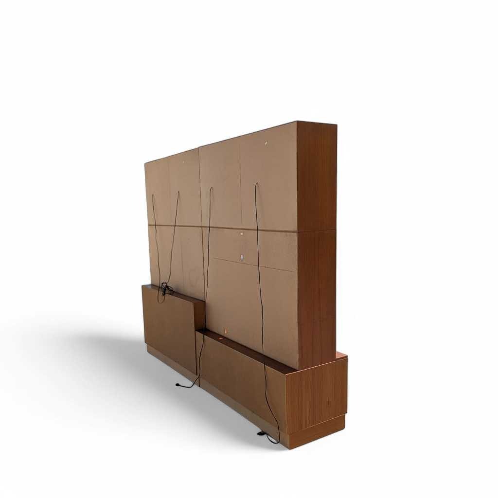 Danish Teak Bookcase – Mid-Century Modern Freestanding Wall Unit