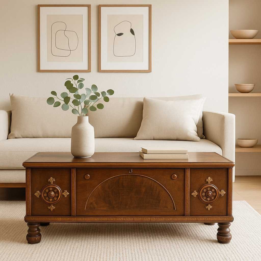 Vintage Cedar Lined Hope Chest