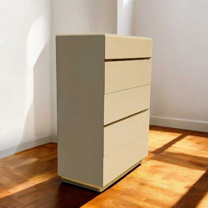 Lane Tallboy Dresser – Postmodern 5-Drawer Chest, Mid-Century Modern Design, Minimalist Storage