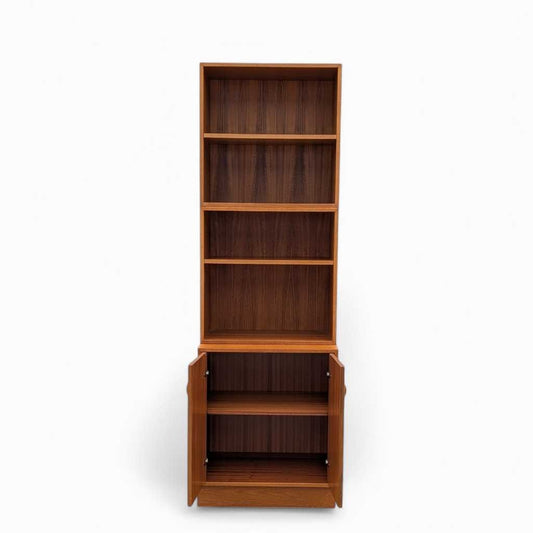 Slim Teak Bookcase – MCM, c. 1970s