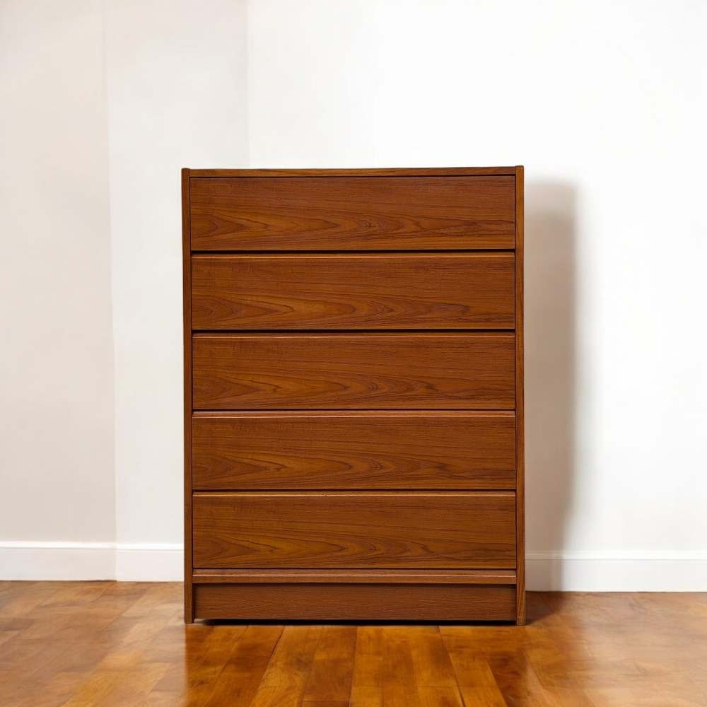 Danish Teak High Boy Dresser, c. 1960s