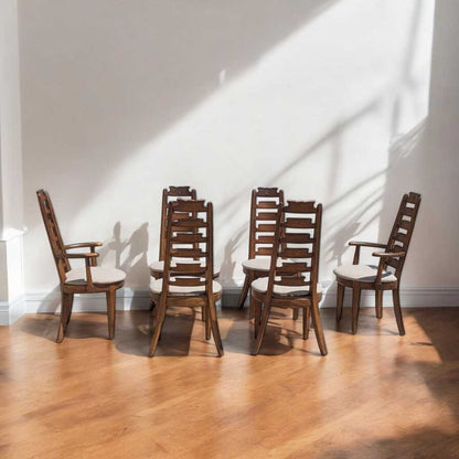 Six Mid Century Dining Chairs by American Furniture Co.