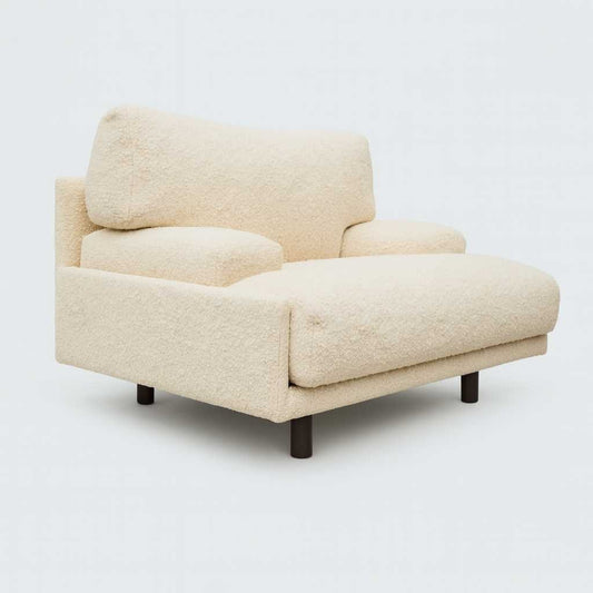 Made-to-Order Italian 1980s Lounge Chair — Vintage-Inspired Sculptural Design