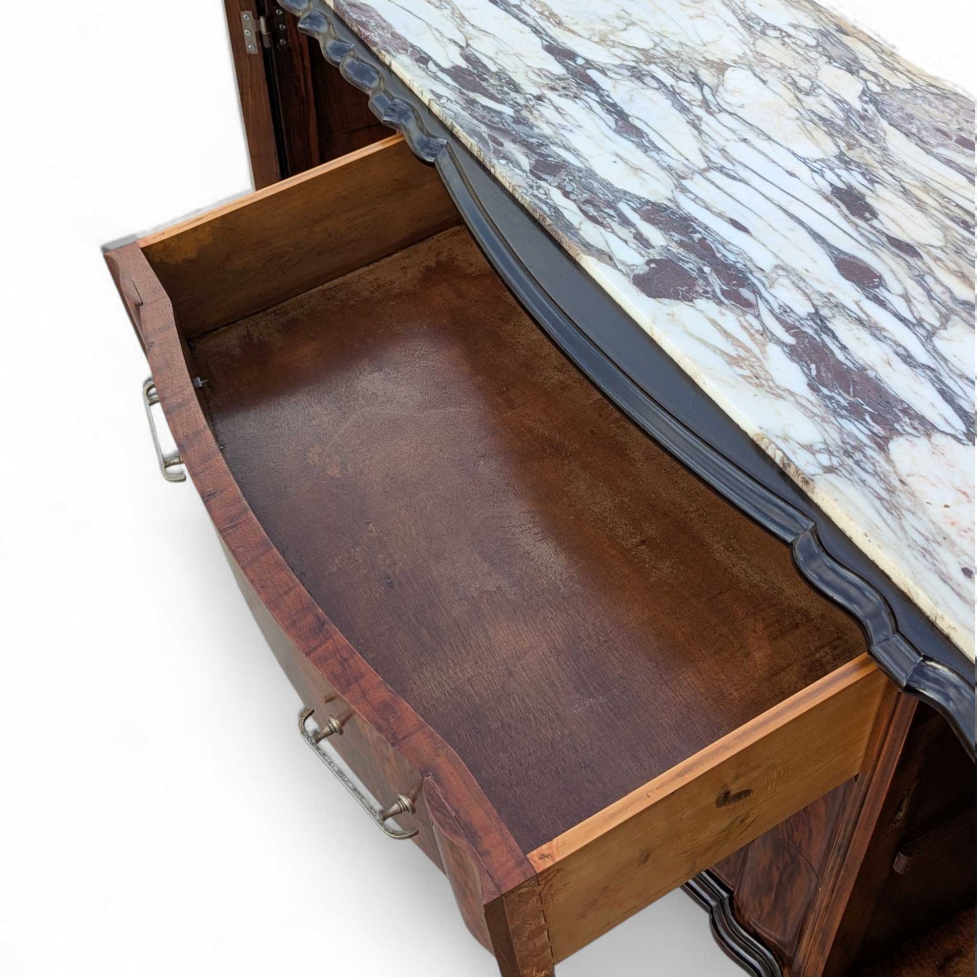 Italian Mid-Century Marble-Top Sideboard with Detachable Mirror by Mobilificio Scorza Ovada, c. 1950s — view 6 of 16