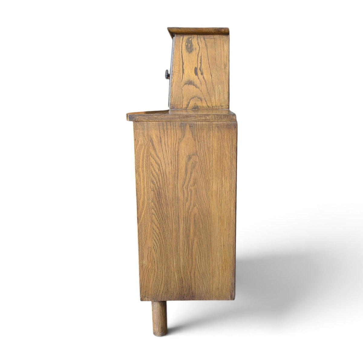 Vintage L.A. Period Furniture Headboard with Integrated Nightstands