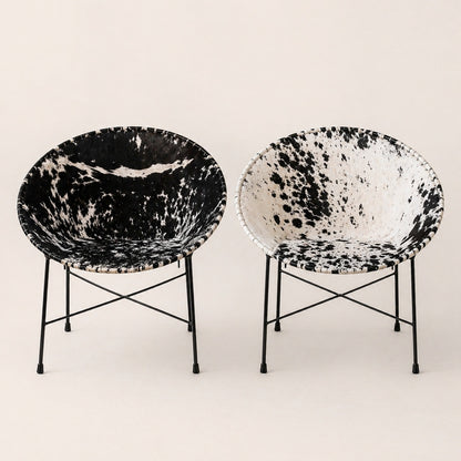Pair - Handmade Leather Lounge Chair - Made to Order