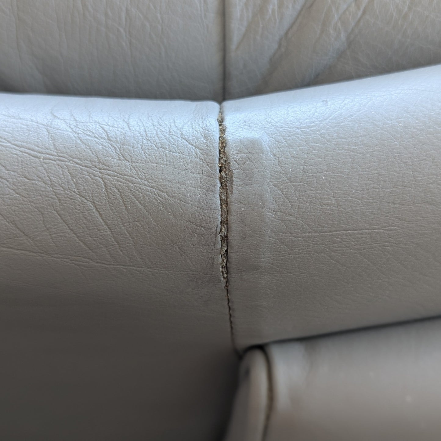 Vintage Nicoletti Italia Leather Loveseat Sofa, Italian Postmodern Grey Leather Couch, 1980s Lounge Settee
