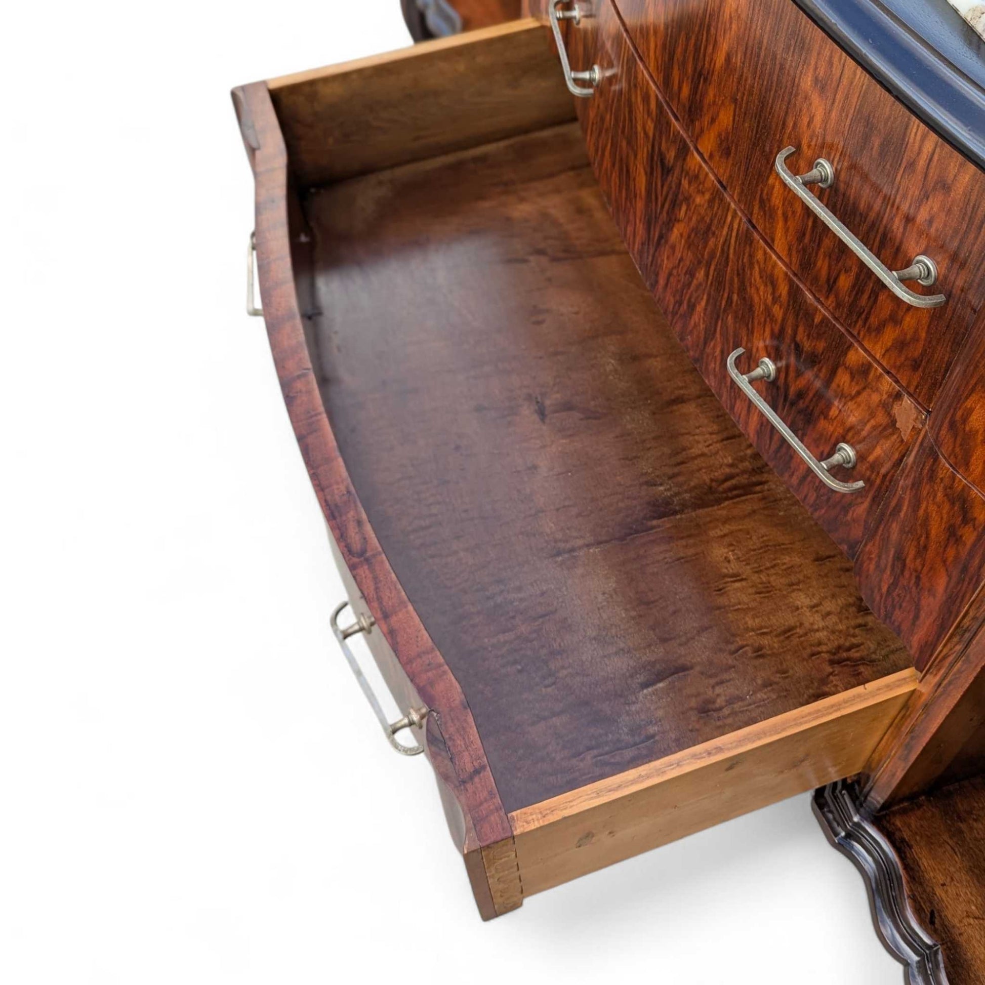 Italian Mid-Century Marble-Top Sideboard with Detachable Mirror by Mobilificio Scorza Ovada, c. 1950s — view 10 of 16
