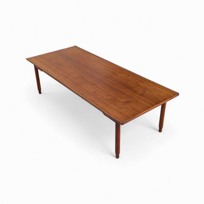 Teak Mid Century Coffee Table - Sculpted Legs, c. 1960s