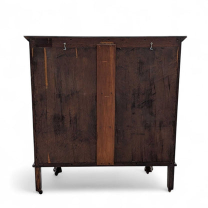 Vintage Curved Glass China Cabinet – Bow Front Display Hutch w/ Claw Feet, 49" Wide, Early 20th Century Style