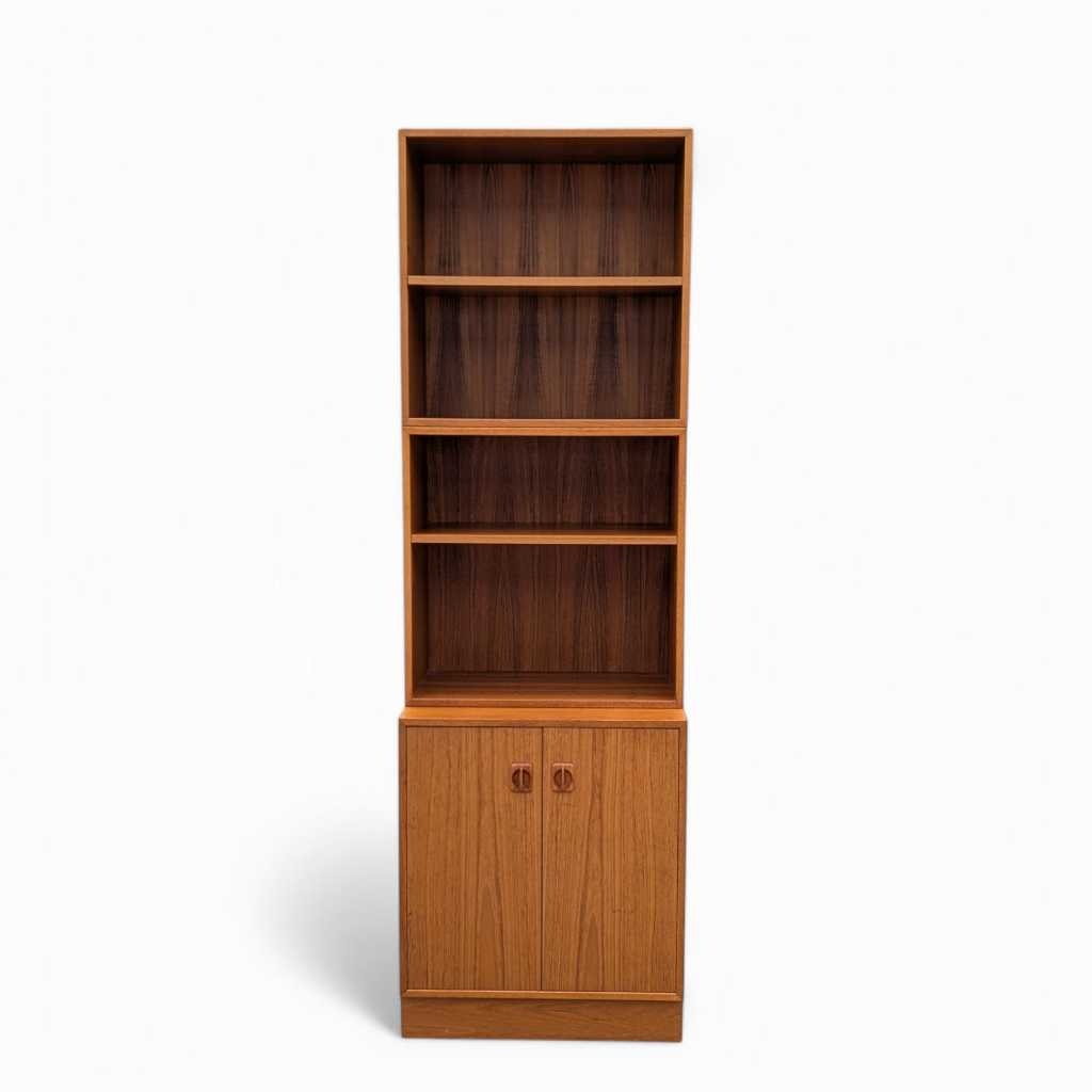 Slim Teak Bookcase – MCM, c. 1970s