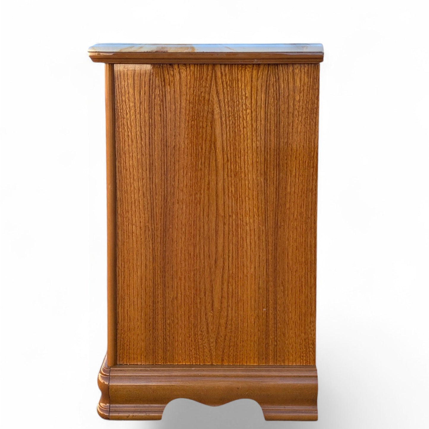 European-Inspired Three-Drawer Nightstand, Late 20th Century