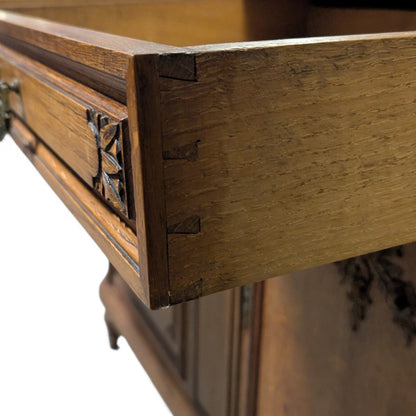 Early 20th-Century French Marble-Top Buffet, Guerin Paris Label