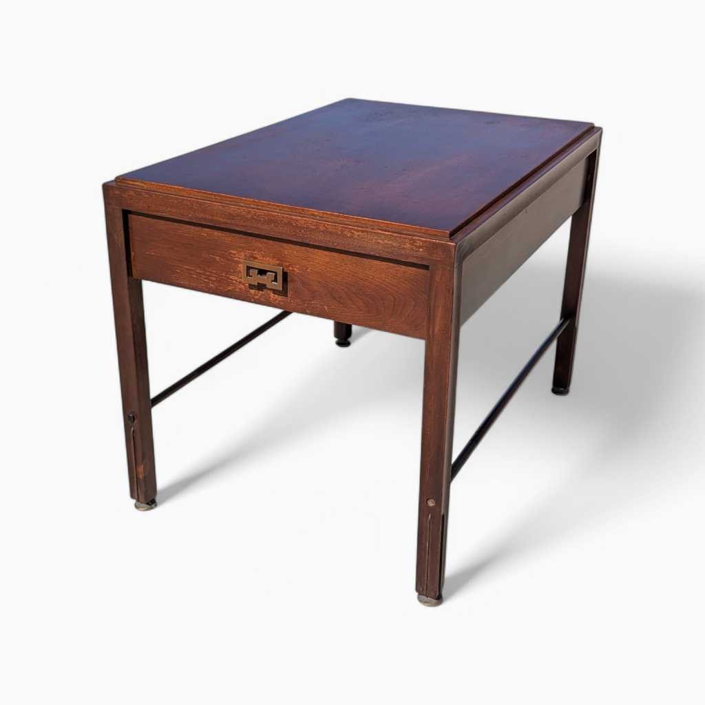 Crown City Table Co. Mid-Century Modern Wood Nightstand / End Table