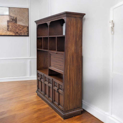 Vintage Freestanding Wall Unit – Spanish Revival, Rustic, MCM, Mid Century Modern