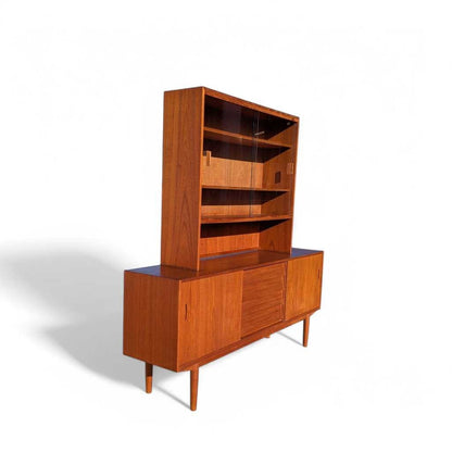 Mid Century Sideboard and Hutch – Troeds Model "Trio"  by Nils Jonsson, Danish Modern Teak Credenza, Scandinavian Buffet, Teak Cabinet, MCM Storage