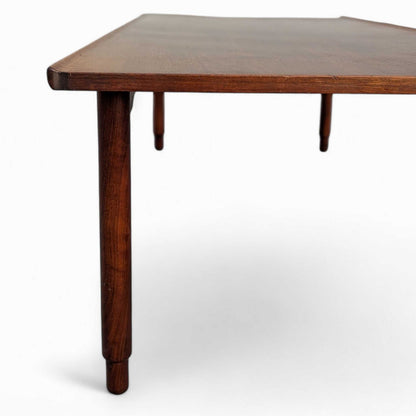 Teak Mid Century Coffee Table - Sculpted Legs, c. 1960s