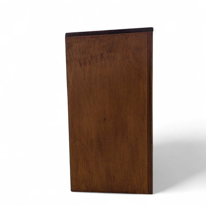 Walnut Chest of Drawers with Brass Pulls, Dresser