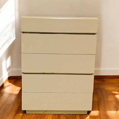 Lane Tallboy Dresser – Postmodern 5-Drawer Chest, Mid-Century Modern Design, Minimalist Storage