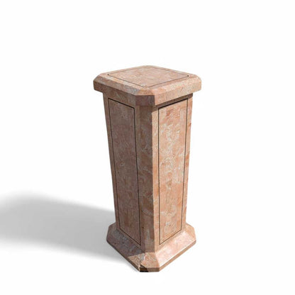 Vintage Tesselated Stone Pedestal – c. 1980s