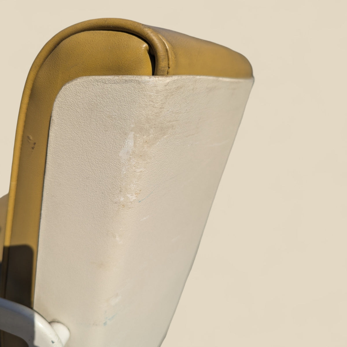 1970s InterRoyal Chrome and Faux-Leather Desk Chair — view 5 of 16