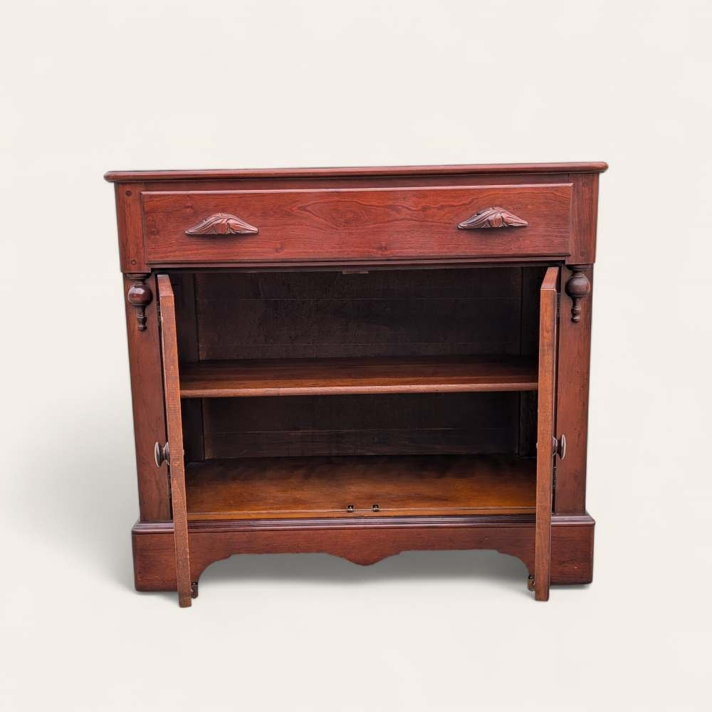 Vintage Buffet, Storage Entryway Cabinet, Cherry, Sideboard, Victorian, East Lake, Antique