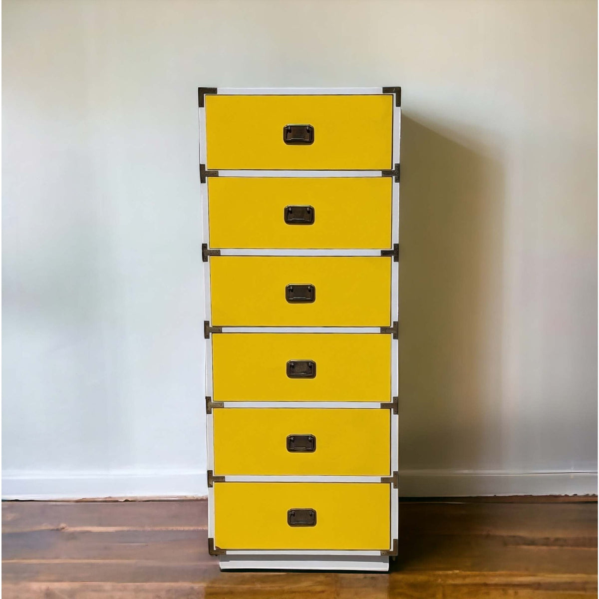1970s Colormates Six-Drawer Tallboy by Morris of California