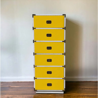 1970s Colormates Six-Drawer Tallboy by Morris of California