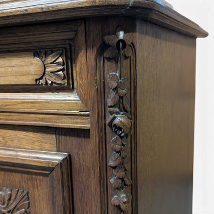 Early 20th-Century French Marble-Top Buffet, Guerin Paris Label