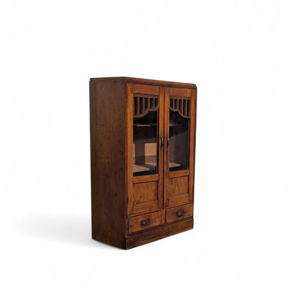 Antique Japanese Wooden Storage Cabinet, Meiji Period