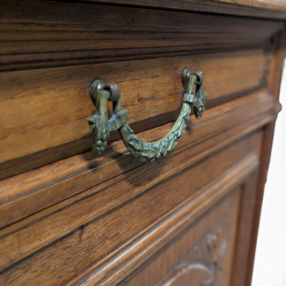 Early 20th-Century French Marble-Top Buffet, Guerin Paris Label