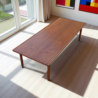 Teak Mid Century Coffee Table - Sculpted Legs, c. 1960s
