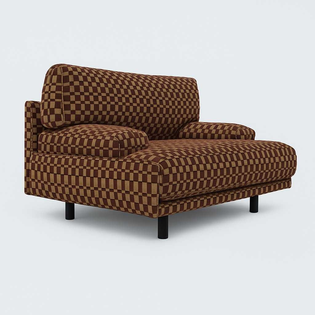 Made-to-Order Italian 1980s Lounge Chair — Vintage-Inspired Sculptural Design