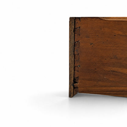 Antique Jacobean Revival Figured Wood Sideboard with Carved Medallions
