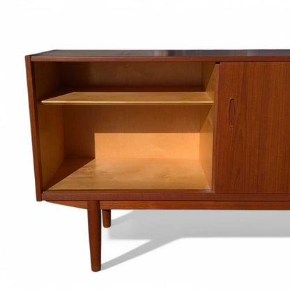 Mid Century Sideboard and Hutch – Troeds Model "Trio"  by Nils Jonsson, Danish Modern Teak Credenza, Scandinavian Buffet, Teak Cabinet, MCM Storage