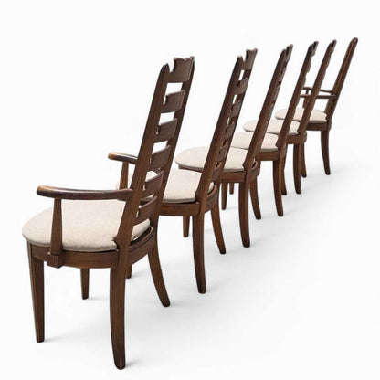 Six Mid Century Dining Chairs by American Furniture Co.