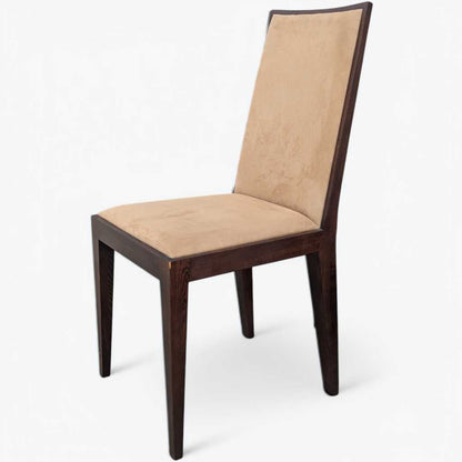 Six Dining Chairs –  Contemporary, Faux Suede, Mid Century Style