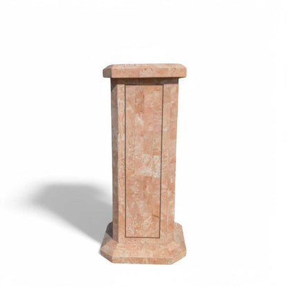 Vintage Tesselated Stone Pedestal – c. 1980s