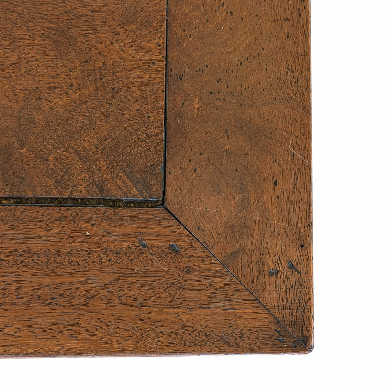 Vintage Asian-Inspired Wood Platform Coffee Table