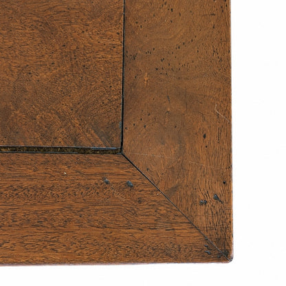 Vintage Asian-Inspired Wood Platform Coffee Table